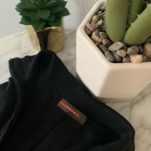 Black Prada pullover jacket
